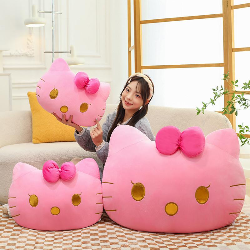 Cute Plush Cushion Pillow With Short Hair Material Bedroom Gift And