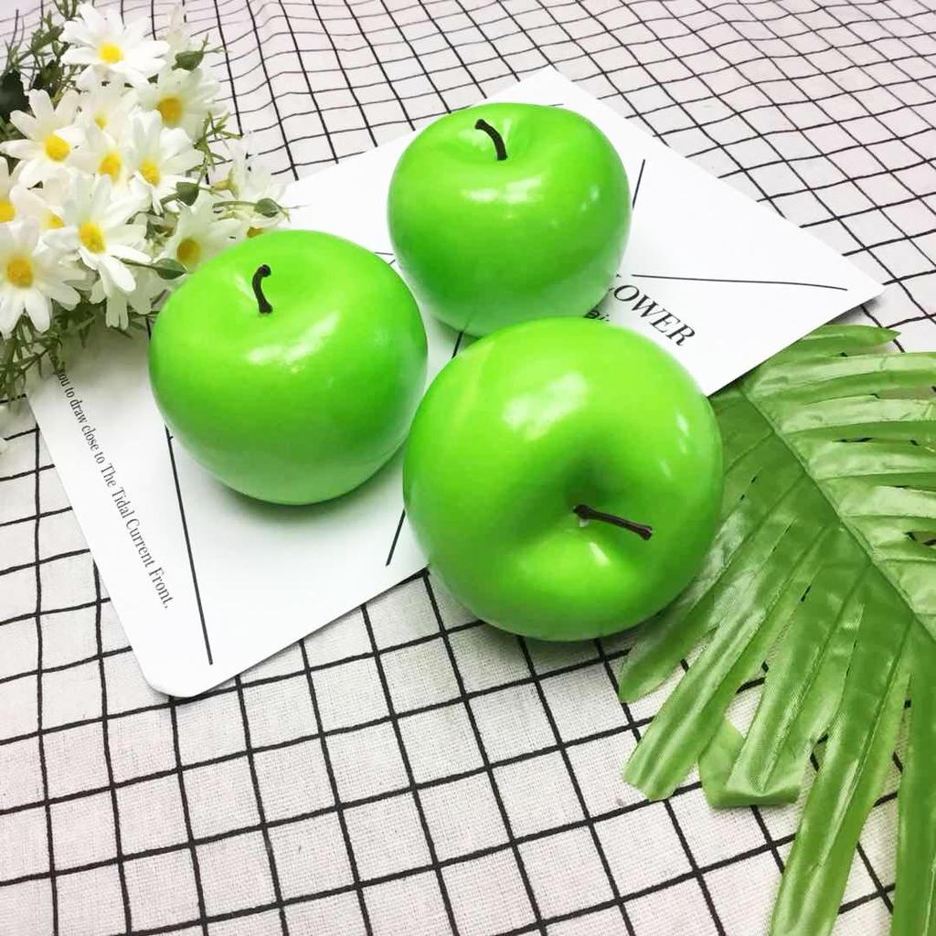 Simulated Fruit Model: Fake Apple for Early Childhood Education and Photography Props