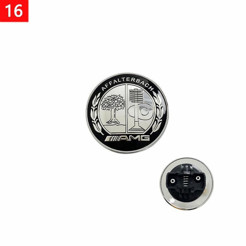 1pcs 56mm Car Aluminum Hood Emblem Front Badge Modification Accessories for Mercedes Benz C-Class E-Class W204 W205 W213 W214 JGE6