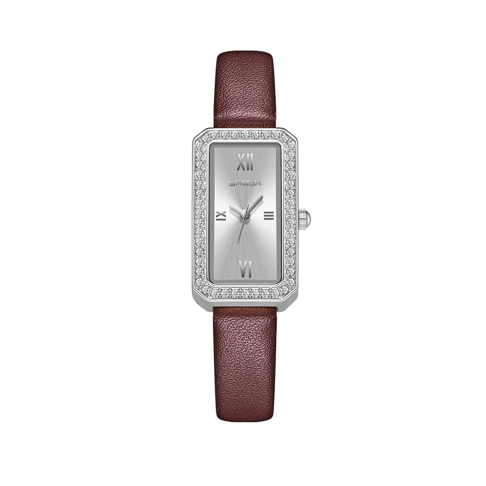 Luxury Fashion Women Quartz Watch Green Dial Student Ladies Diamond Watches for Woman Waterproof Wristwatches Reloj Mujer