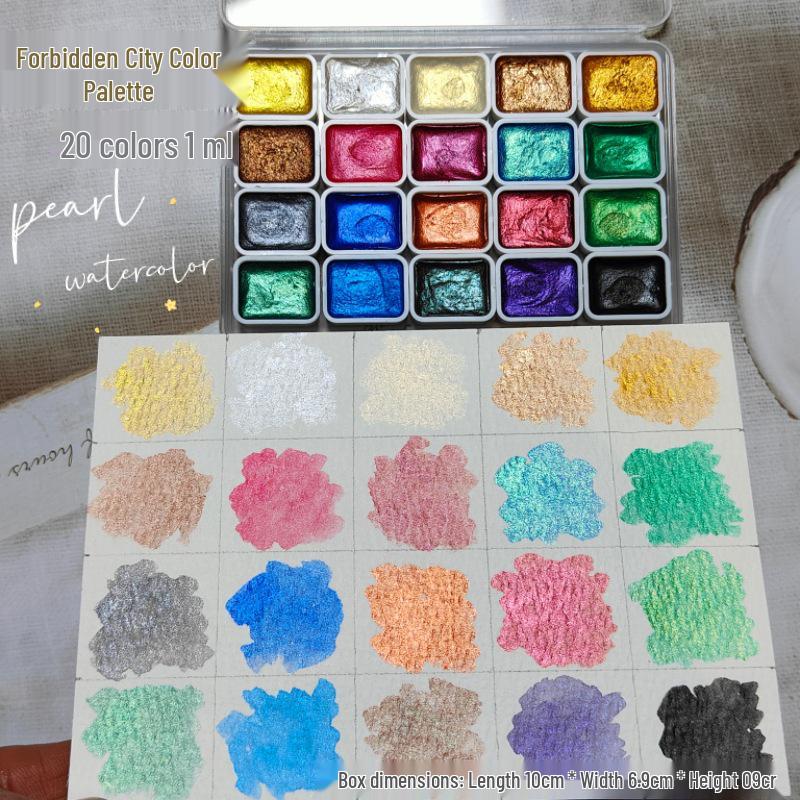Nail Art Pearlescent Watercolor Set