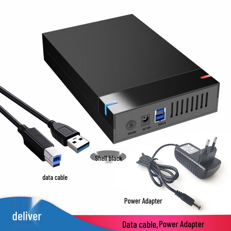 ShuoLe 3.5" USB 3.0 Tool-Free High-Speed External Hard Drive Enclosure