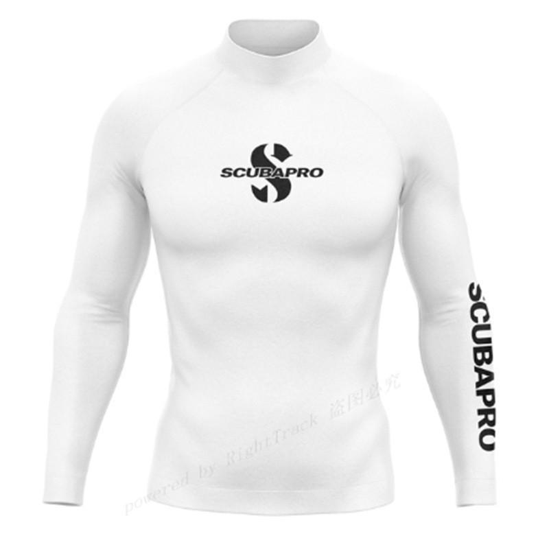 

SCUBA Split Sunscreen Men s Long-sleeved Swimsuit Ultraviolet Protection Surfing Suit Beach Diving XXXL