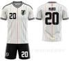 Japan 2024 Away Jersey No. 9 Ueda Kisei No. 20 Kubo Kenhide World Cup National Team Football Shirt Breathable Quick-Dry Adult Soccer Jersey