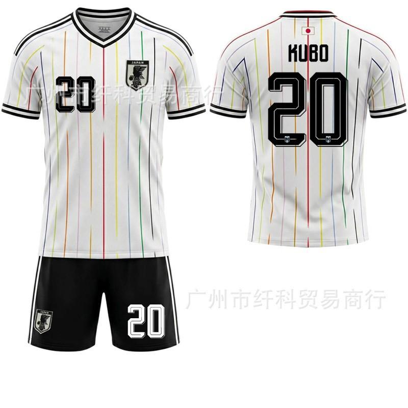 Japan 2024 Away Jersey No. 9 Ueda Kisei No. 20 Kubo Kenhide World Cup National Team Football Shirt Breathable Quick-Dry Adult Soccer Jersey