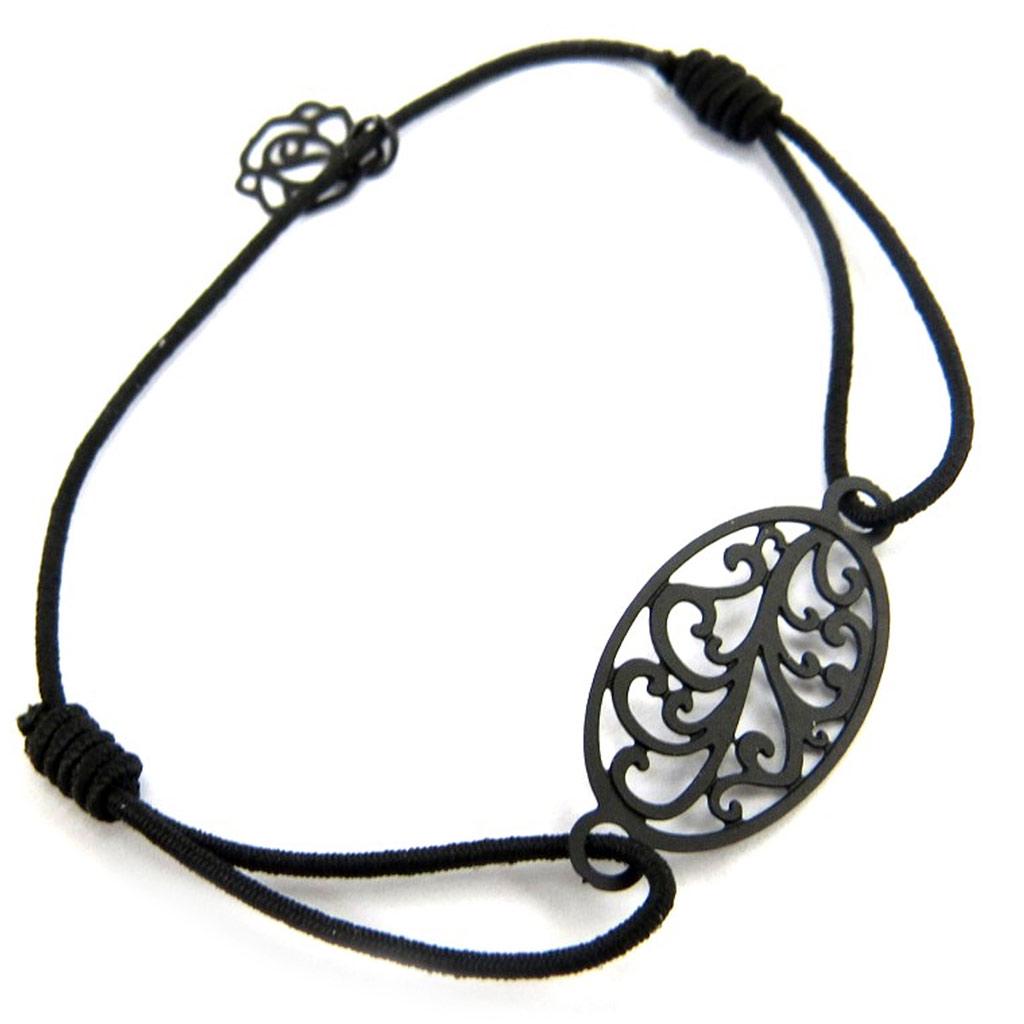Les Trésors De Lily [L5627] - Fancy Bracelet 'Carmen' Black