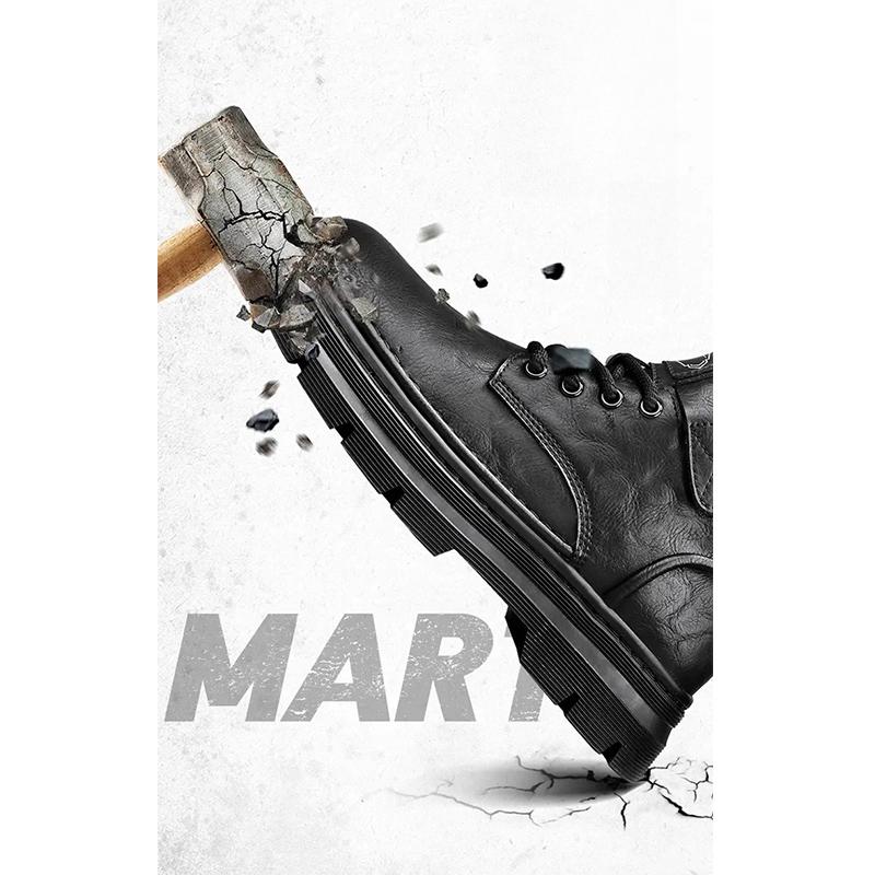 Mens Boots Durable Winter Boot Senior Comfortable Non Slip Cowboy Boots Man Casual Outdoor Sneakers