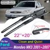 For Ford Mondeo MK3 2001~2007 2004 2005 2006 Front Windscreen Windshield Wipers Car Wiper Blade Car Accessories