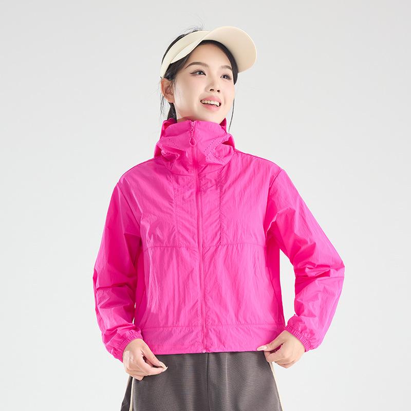 UPF10 + Ice Silk Sunscreen Clothing Men's Summer Couples Outdoor Sports Sunshade Jacket UV Protection Sunscreen Clothing