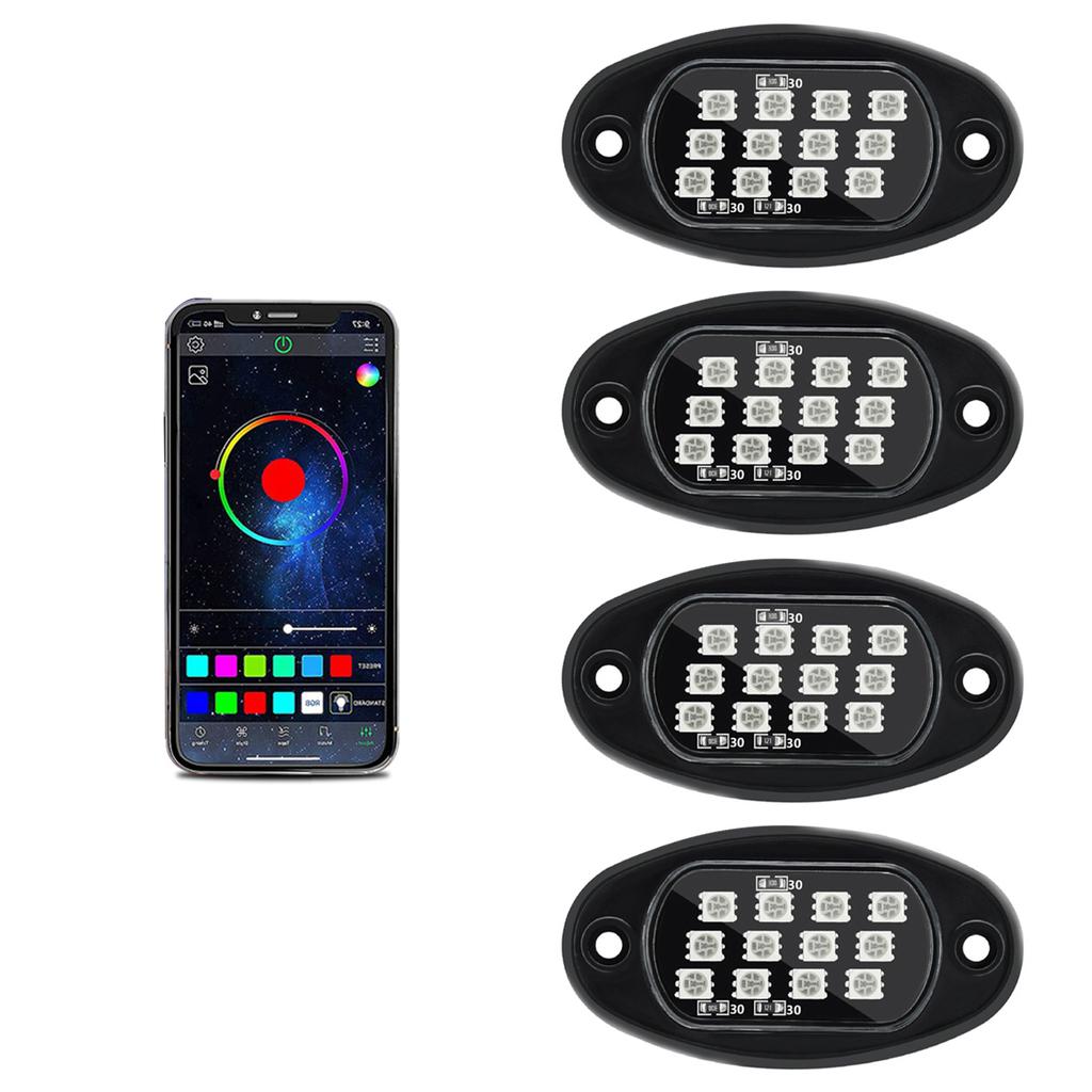 Industrial Grade Multicolor Underglow Lights Vibrant Lights Colorful Lights Changing for Unique Vehicle Decoration