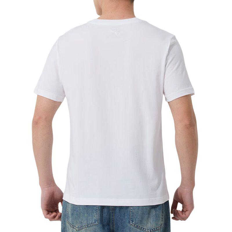 Puma Ss25 Διχτυωτό Πλεκτό Πουλόβερ Κοντομάνικο T-Shirt Ανδρικά Τοπ Λευκό 689270-02
