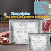 Aluminum Foil Refrigerator Storage Bags Reusable Perfect for Kitchen Organization In The Refrigerator Or Freezer 3 Size Zipper Fresh-Keeping Bags