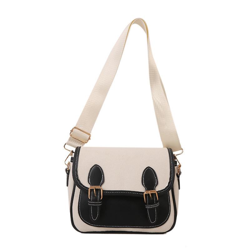 Stylish Pu Leather Crossbody Bag Trendy Street Style Medium Square Bag 2023