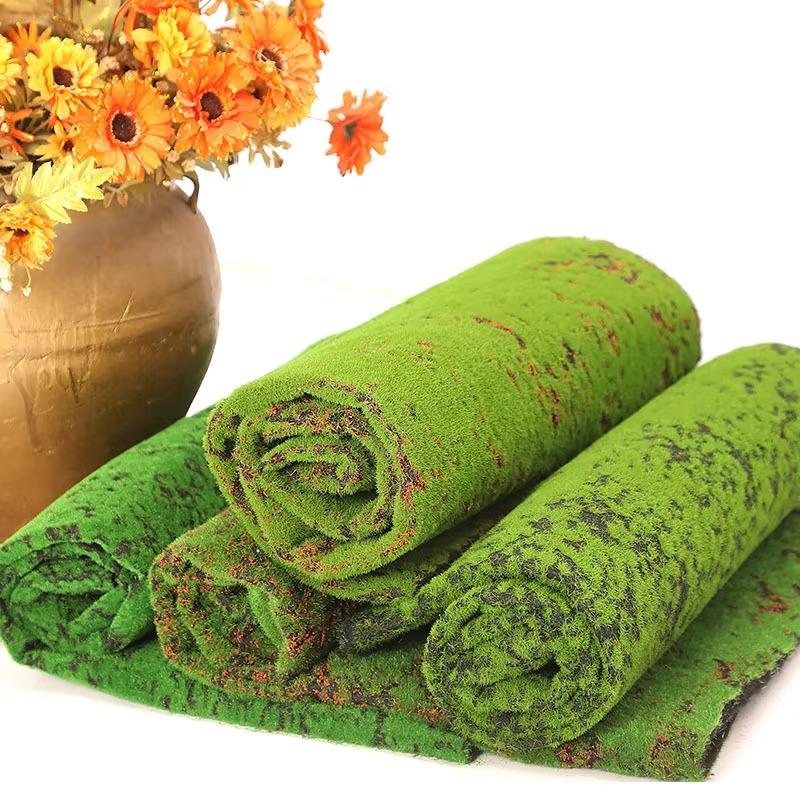 Kunstrasen Moos Grasland Synthetischer Kunstrasen Teppich Simulation Muscus Wand Rasen Dekoration Gartenschmuck Außendekoration