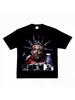 2025 Rap Rock Hip-Hop Rap Rapper Street Cotton Short Sleeve T-Shirt High Quality Luxury Brand Selling Popular Style