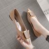 Fashion Brand 2025 Flats Shoes Women Flock Soft Soled Ballets Ladies Pointed Toe Party Shoes Bridesmaid Wedding Shoes OL Office Shoes