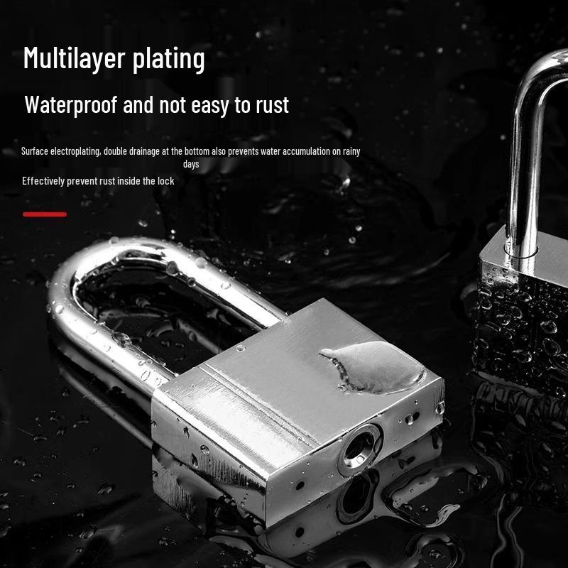 Univerzální vodotěsný nerezový visací zámek proti krádeži - Nástroj pro zámečníky odolný proti vypáčení pro brány a koleje