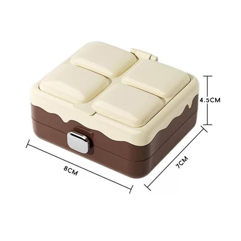 Mini Schmuckaufbewahrungsbox mit Spiegel Junggesellinnenabschied Geschenkideen Reise Schmucketui Geburtstagsparty Box Muttertagsgeschenk
