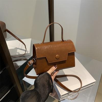 Hochwertige kleine Tasche Damentasche Mode Schultertasche Messenger Bag Frühling und Sommer Einfache tragbare kleine quadratische Tasche