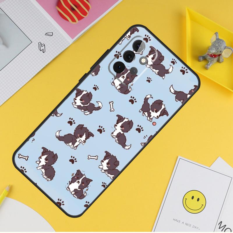 Border Collie Dog Case For Samsung Galaxy A53 A33 A23 A13 A06 A56 A16 A36 A55 A35 A17 A54 A34 A14 A52 A32 A15