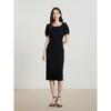 Women's Summer Elegant Short-Sleeved A-Line Mid-Length Dress