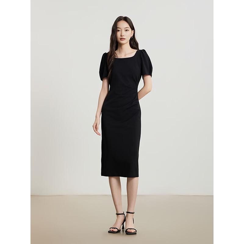 Women's Summer Elegant Short-Sleeved A-Line Mid-Length Dress