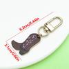 Retro Alloy Denim Boots Keychains & Charms: Unique Women's Accessories