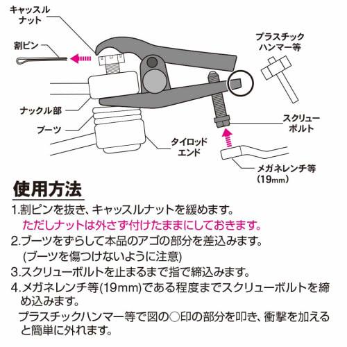 Straight Tie Rod End Separator 19-1257
