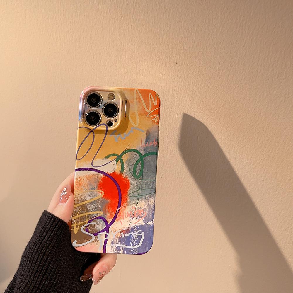 Niche Art iPhone17Phone case11Applicable13Apple15pro Max Hard Shell16Feilin128
