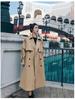 Women's Mid-Length Trench Coat: 2023 Korean High-End Casual Loose British Style Autumn Outerwear