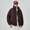Men's Winter Stand Collar Down Jacket - Warm, Thickened, American Style, Outdoor Workwear