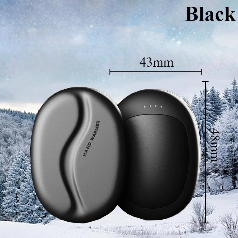 2Pack Magnetic Electric Hand Warmers 5000mAh Large Capacity 3 Heat Settings Portable USB Hand Warmer for Winter Outdoors Camping