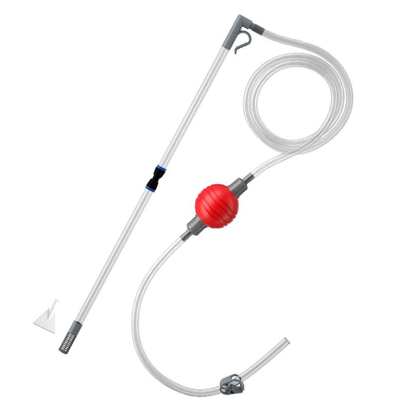 1PC-Aquarium Siphon Fish Tank Syphon Vacuum Cleaner Pump Semi-automatic Water Change Changer Gravel Water Filter Accessories