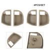 4Pcs Inside Door Handle Trim Cover L&R For Hyundai Santa Fe 2007-2012 Car Nner Door Handle Bezel Frames