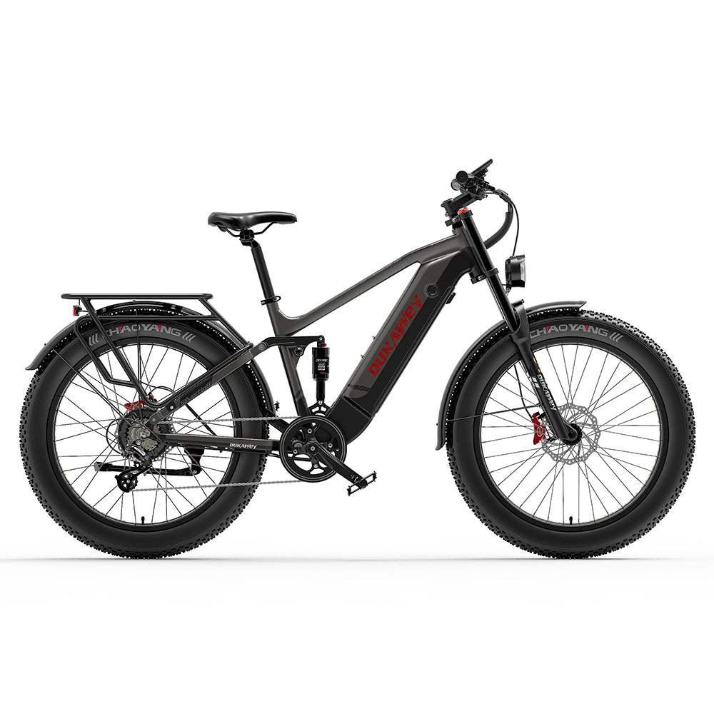 Bicicletta Elettrica Dukawey Silvertip Motore 1000W Full Sospensioni Bici Elettrica per Adulti 52V 20AH Doppi Freni Idraulici Carico Massimo 150Kg