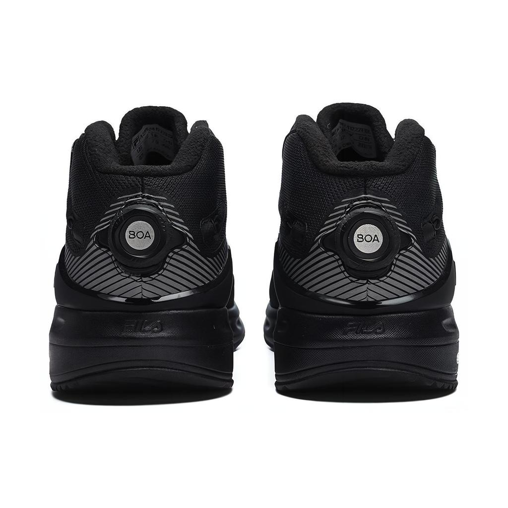 Fila Lynx Boa Mid We Textile, Synthetic Leather Low Top Outdoor Shoes Black A12M241227FSL
