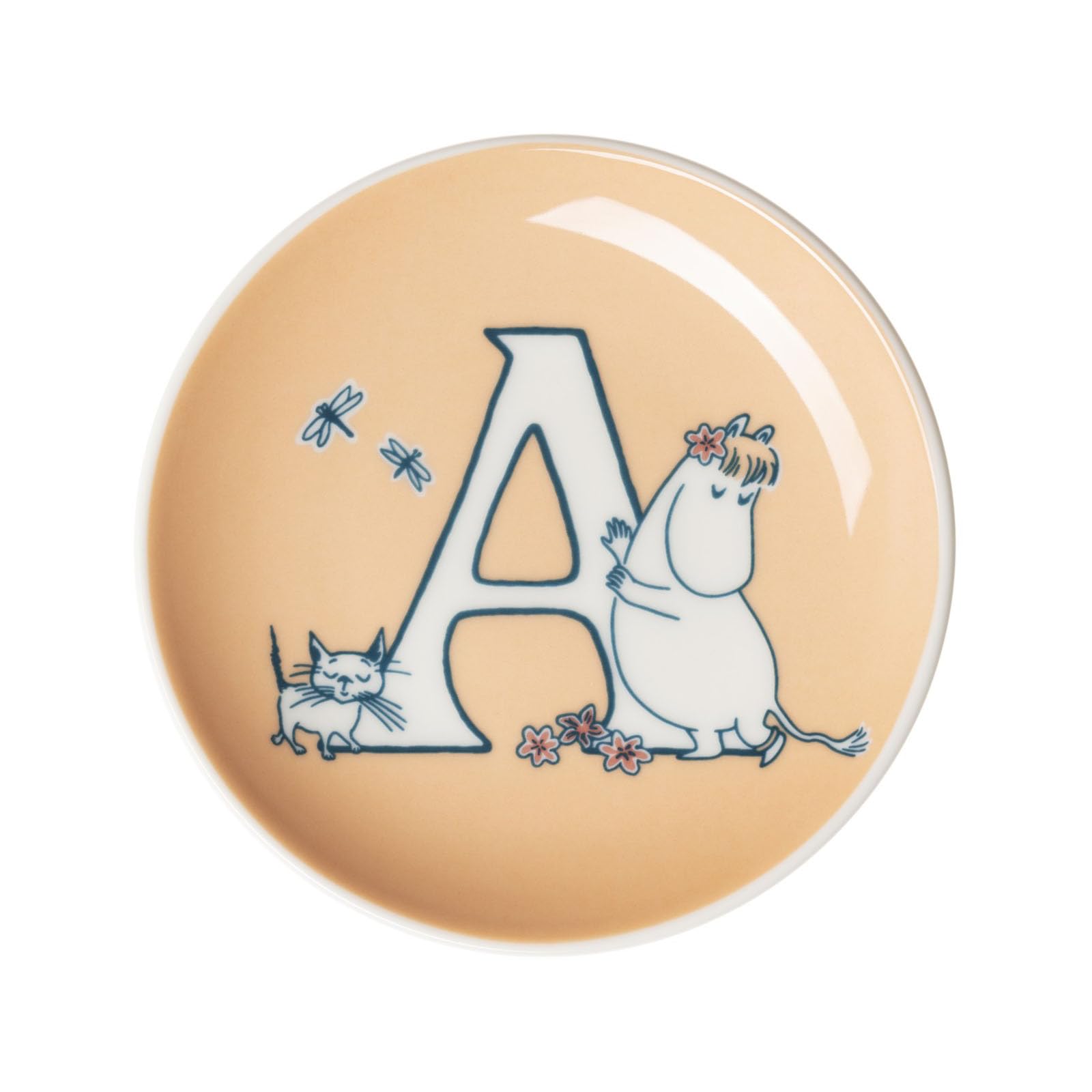 

[Officially Imported] Moomin Arabia Mini Plate, 10.5cm, Alphabet Collection A Moomin Tableware Arabia 1077291