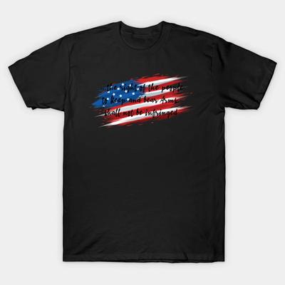 American Flag Second AUnisexdUnisext Text TShirt 100 Cotton ONeck Summer Short Sleeve Casual Unisexs Tshirt Size S3XL