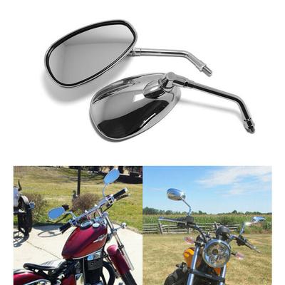2ks/pár 10MM Motocyklové zpětné zrcátko Electrombile Skútr E-Bike Zpětná zrcátka 10mm Pro Honda Shadow Ace Spirit Magna VT750