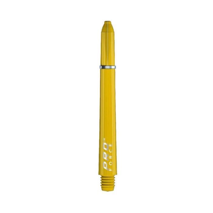 Flechettes - WINMAU - Pro-Force - Court 35 mm - Nylon Jaune - 1 ensemble de 3 flechettes