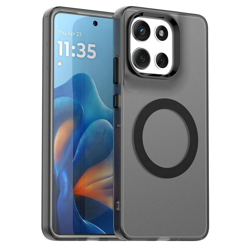 

Transparent Candy Colorful Magnet Adsorption Case For Motorola G86 G56 moto Edge 60 Fusion 60s Moto Edge 50 Neo S50 G35 Cover Motorola Moto S50
