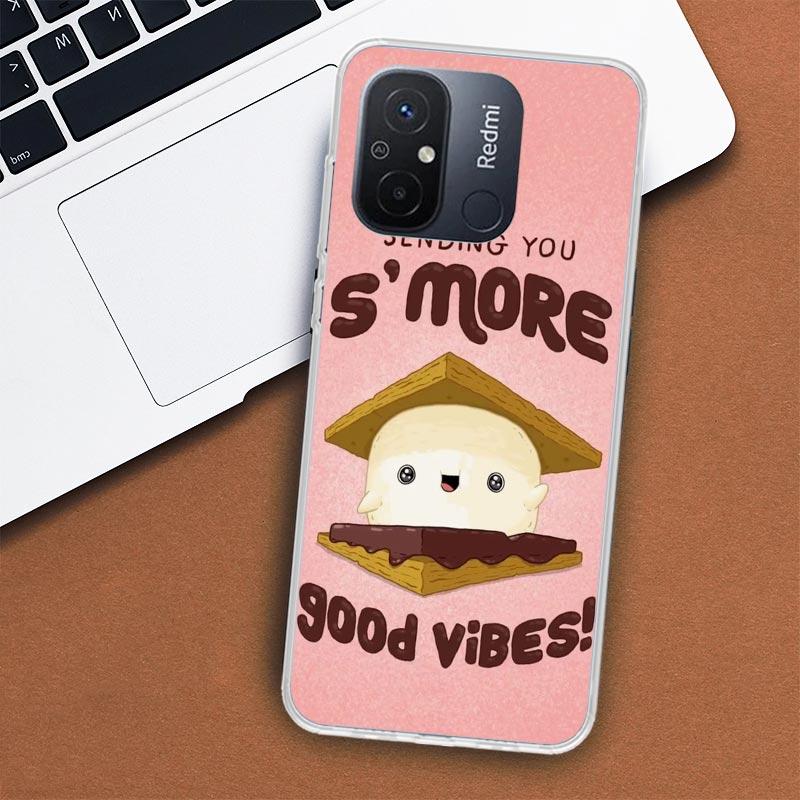 

Cute Cartoon Food Poster Phone Case For Xiaomi Redmi 12 13 12C 13C 14C 10 10C 10A 9 9C 9A 9T 8A 8 7A 7 6A 6 Pro K80 K70 K60 K40 Redmi 9C