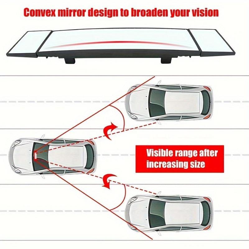 Universal Foldable Lengthen Car Truck Wide Angle Convex Rearview Car Driving Safety Interior Rear View Rotate Blind Spot Mirrors