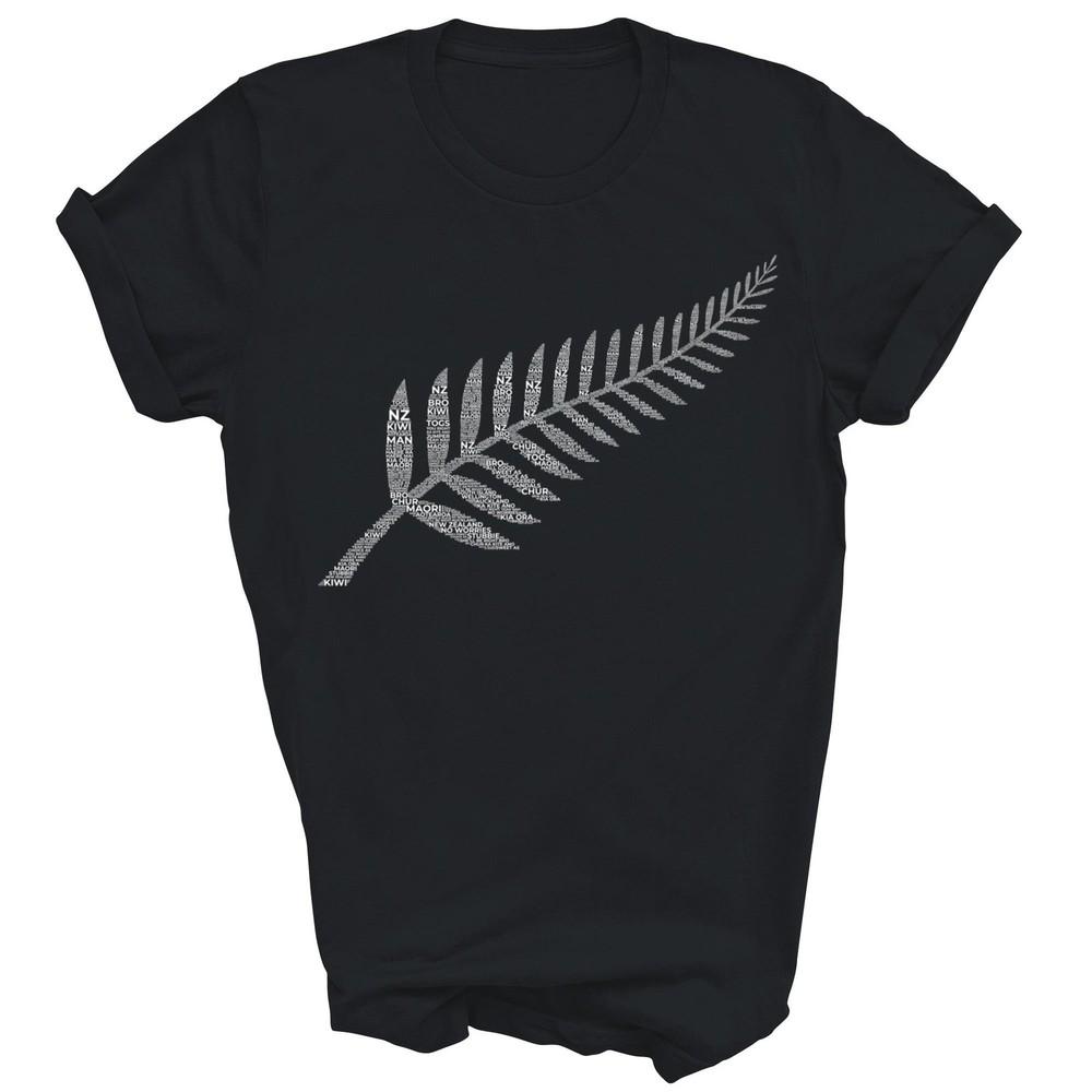 

Fern New Zealand Kiwis Maori Nz Unisex Shirt Gift 2XL