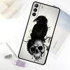 Custodia per Telefono Teschio Corvo Fiore Per Samsung Galaxy S20 FE S21 S22 S23 S24 S25 S26 Ultra S10 S25 Plus S25 FE Cover