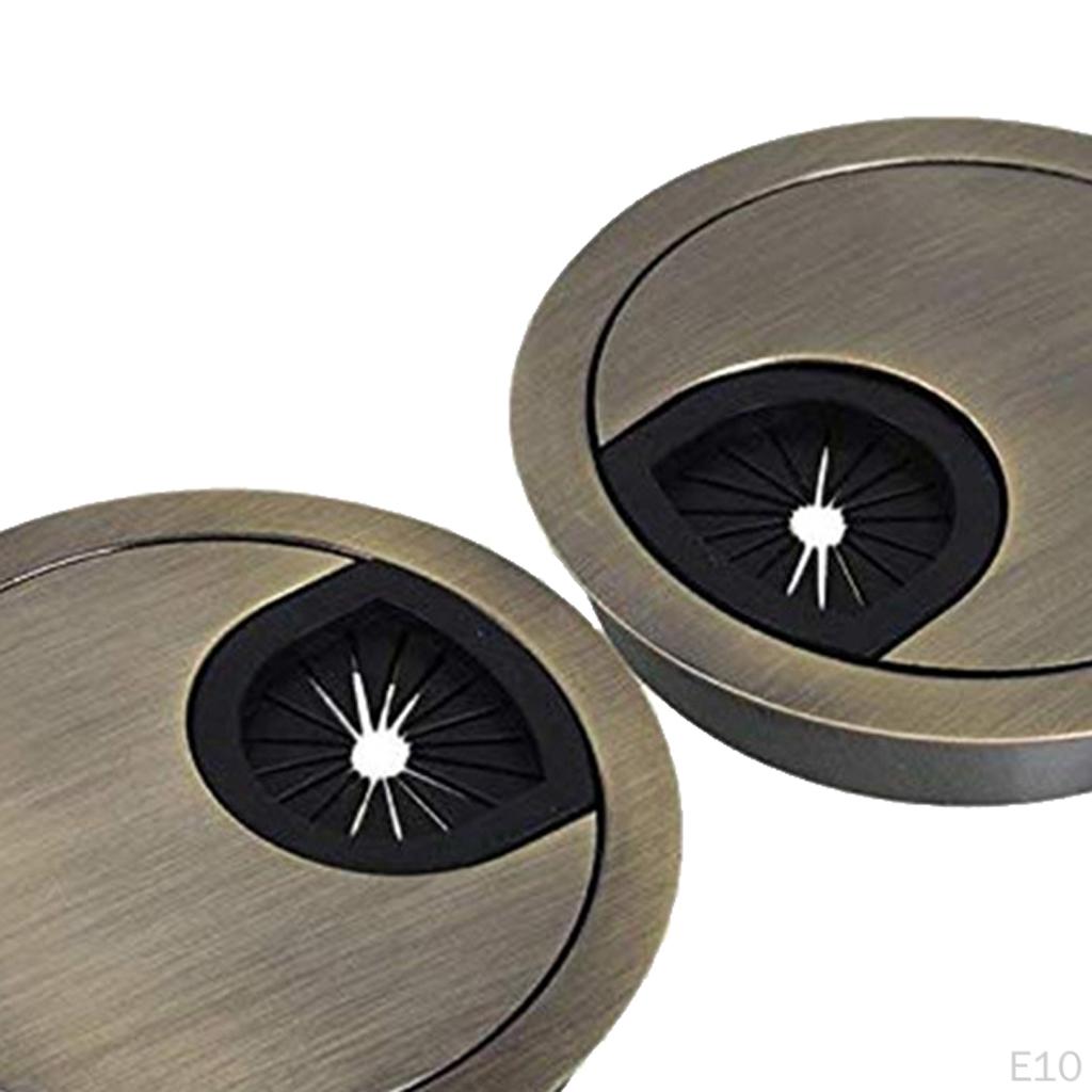 Pack Cable Desk Grommet Cover - 60mm