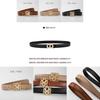 Stylish Women's Casual Versatile Korean Fashion Decorative Belts For Jeans In Smooth Leather