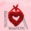 Wedding Decoration 35*35*6.5cm 40*40*6.5cm Heart-shaped Wreath Unique Handmade Gifts Wreath Handcrafted Design