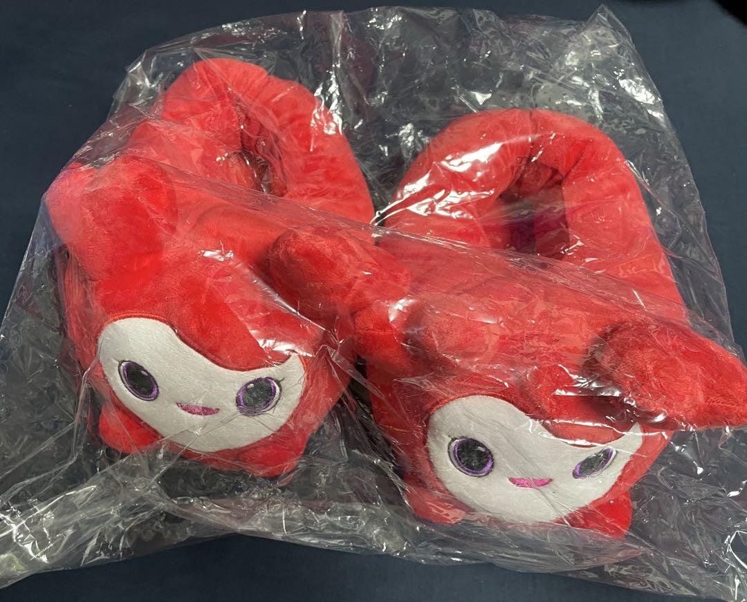 

[Б/У] Эксклюзивные плюшевые тапочки TWICE LOVELYS от GiGO, Чэён