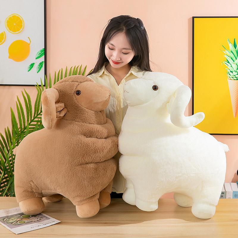 Koza Kreativní Simulace Plyšová Hračka Děti Zvíře Roztomilá Domácí Dekorace Dárek Panenka